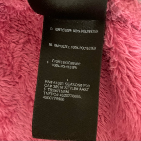 The North Face Women's Osito Jacket Full Zip Fuzzy Fleece Women SZ M Pink - Picture 11 of 16